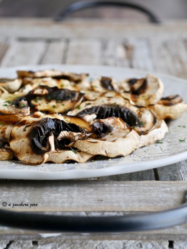 Champiñones a la parrilla