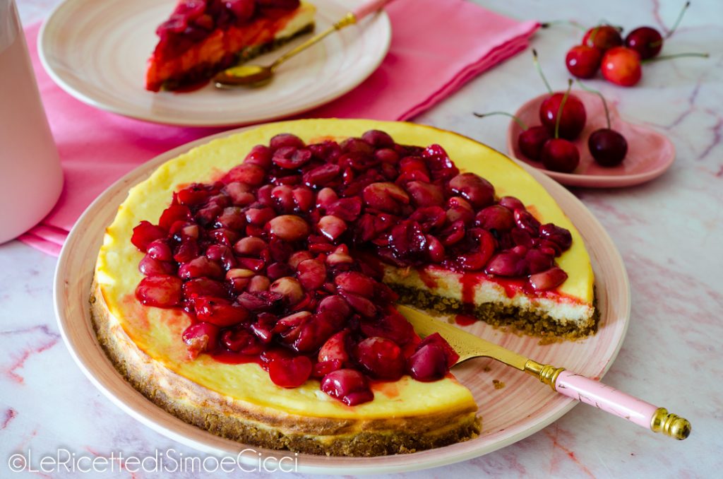 Cheesecake de cerezas
