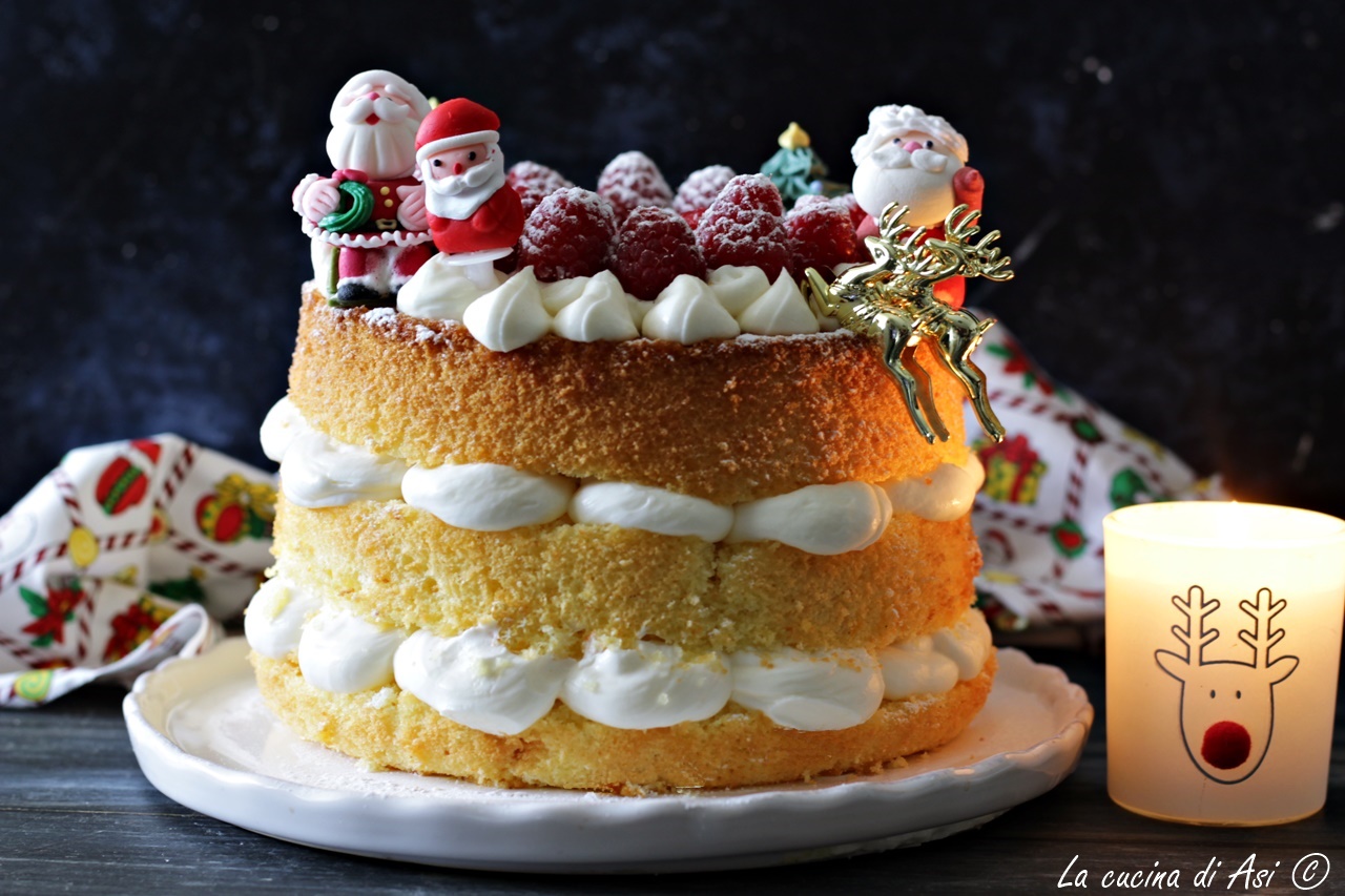 Chiffon cake rellena