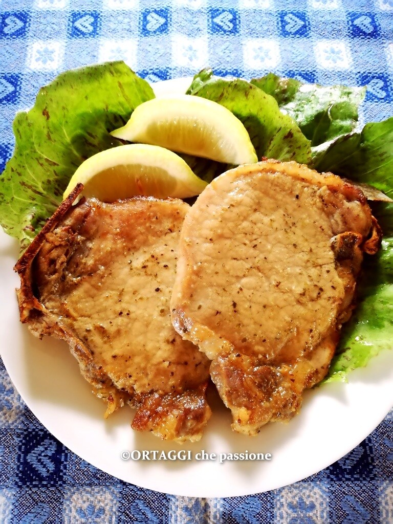 Chuletas de cerdo al horno SUAVES y gratinadas