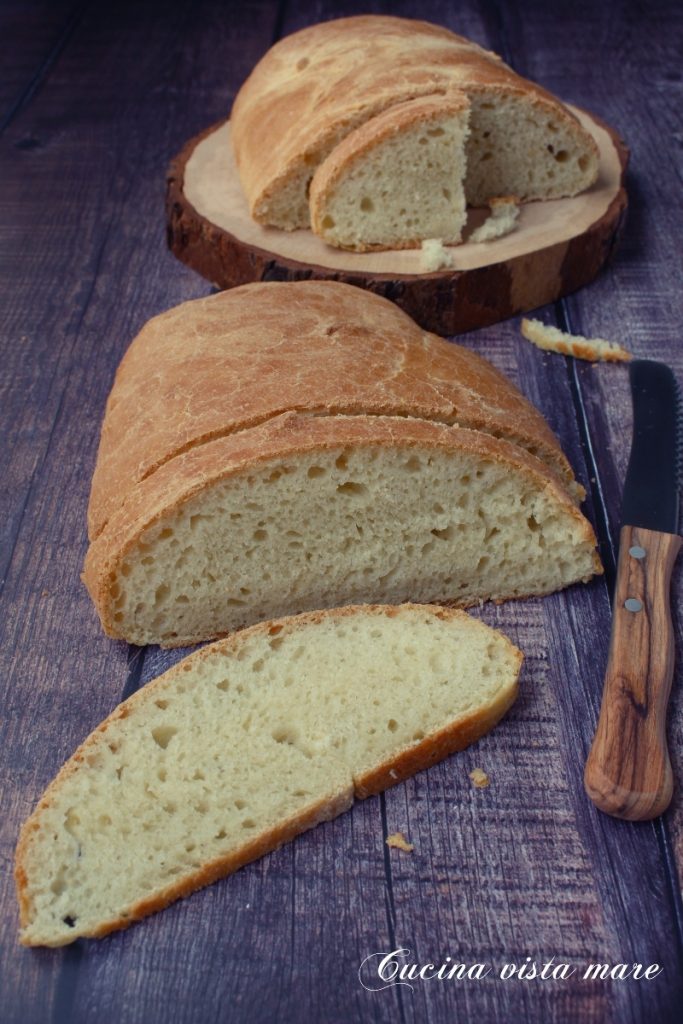 Ciabatta al aceite de oliva Cocina vista al mar