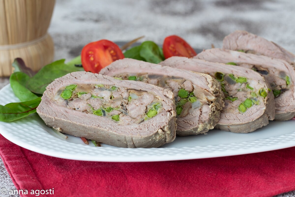 Cima a la genovesa rellena