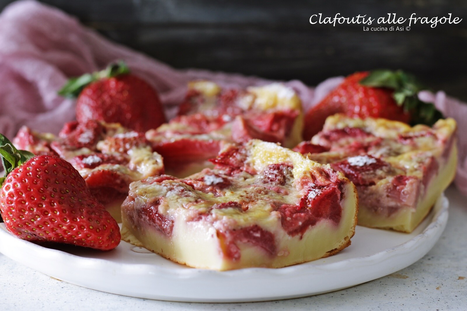CLAFOUTIS CREMOSO DE FRESAS