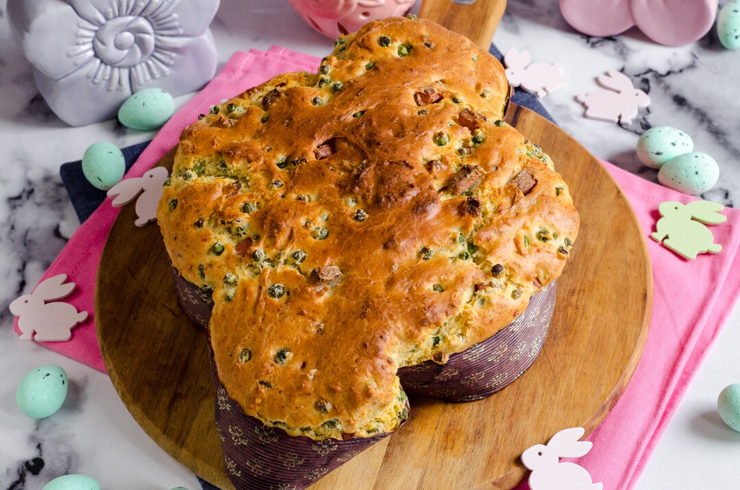 Colomba salada, ¡fácil, suave y sabrosa!