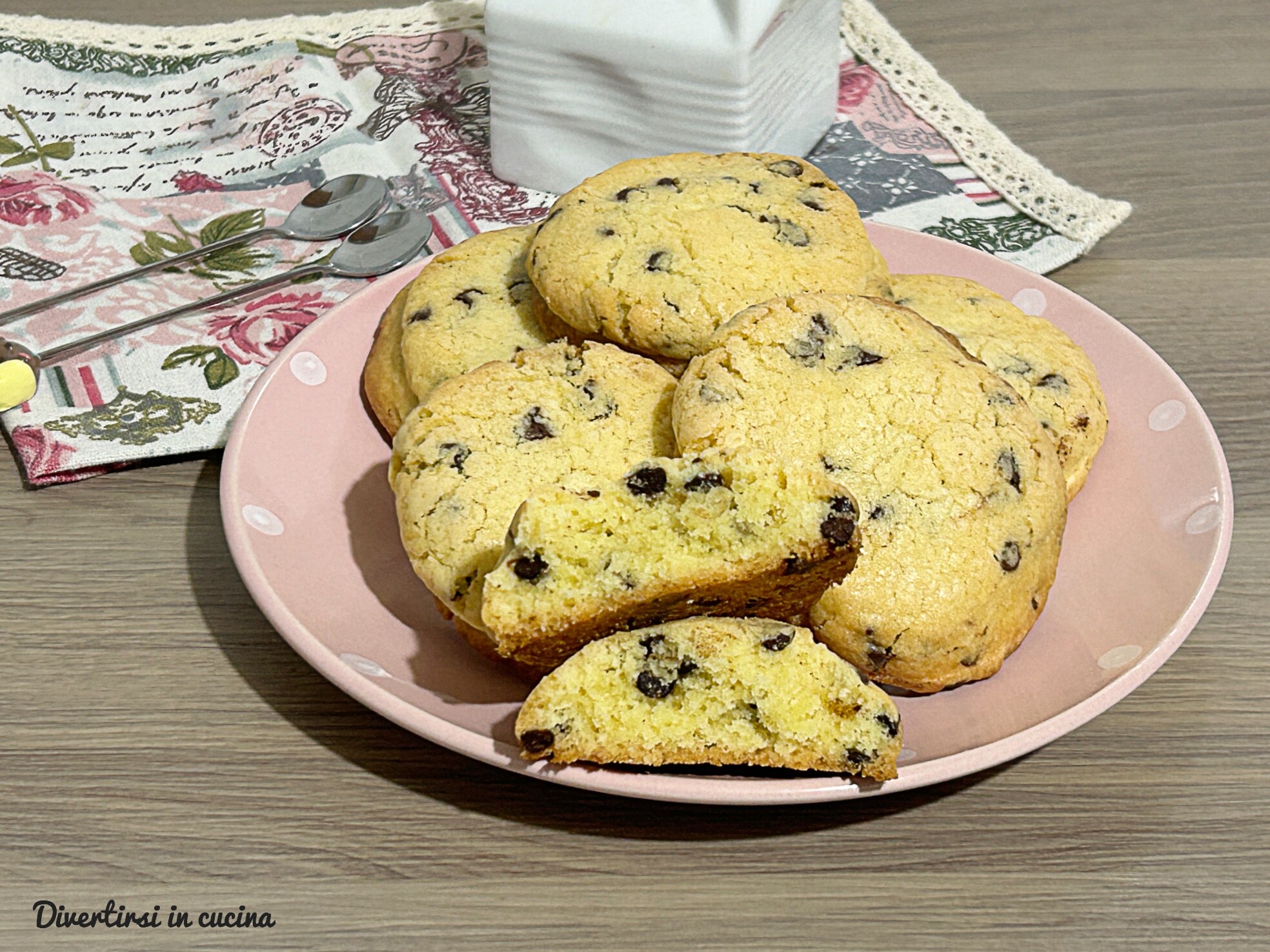 Cookies con chips de chocolate