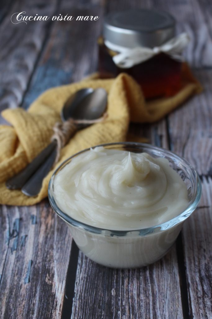 Crema con bebida vegetal Cocina vista mar