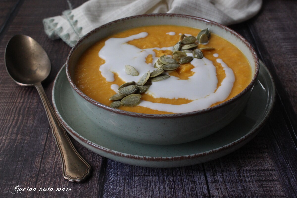 Crema de calabaza exótica