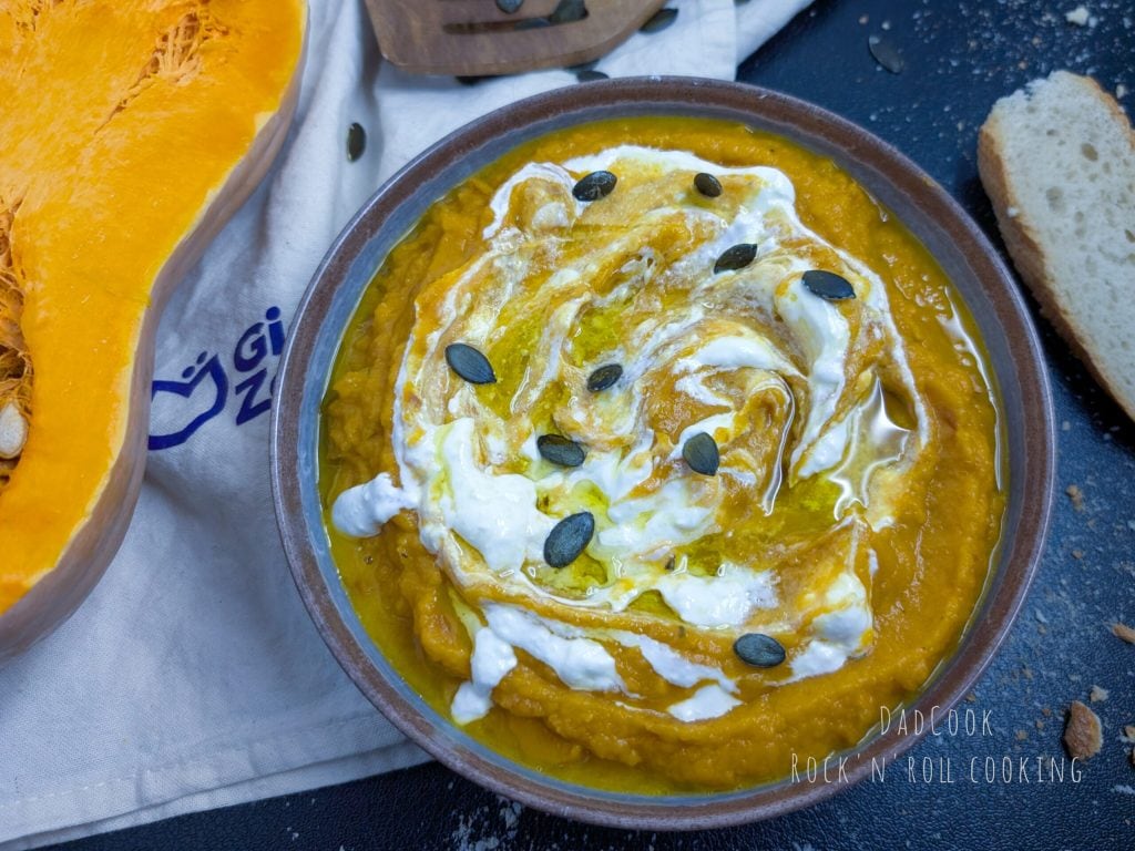 Crema de calabaza y batatas