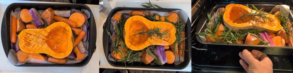 Crema de calabaza y batatas