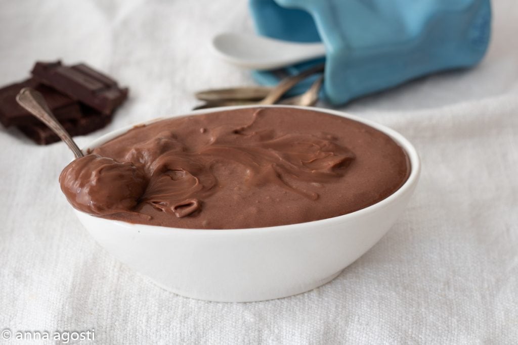 Crema de chocolate con queso