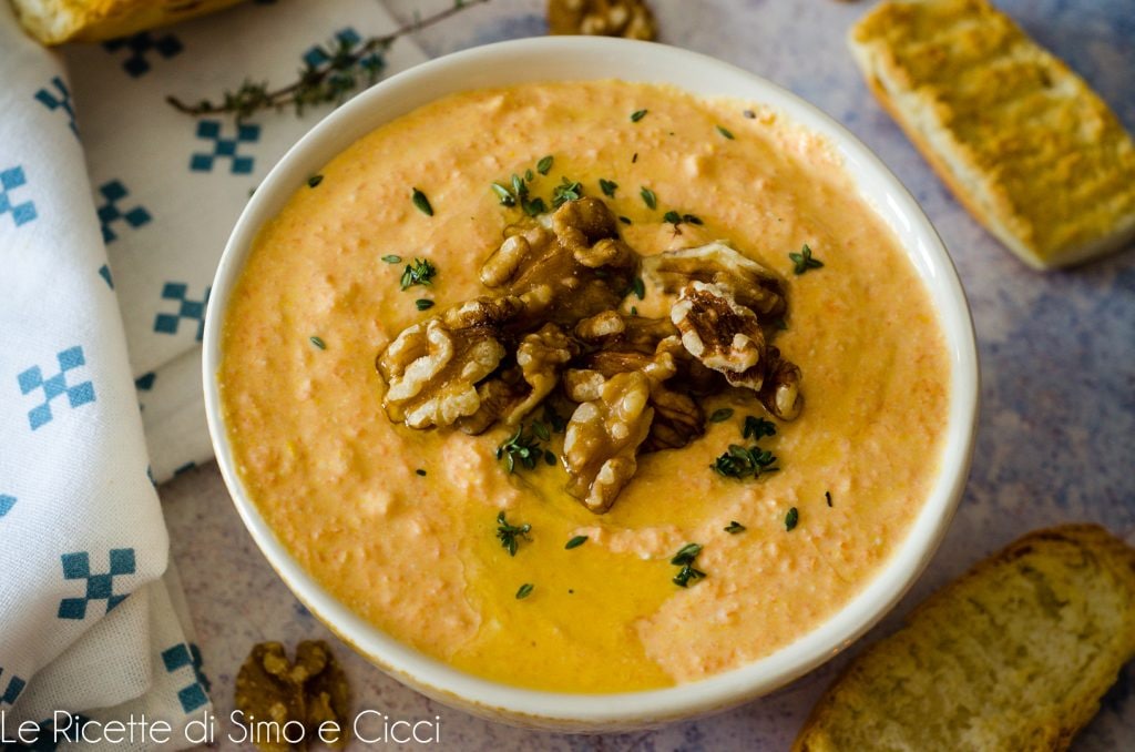 Crema de feta y calabaza