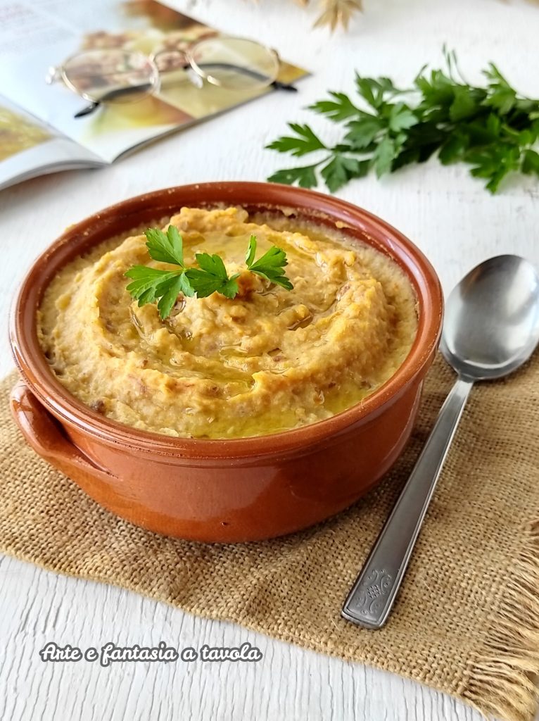 Crema de judías y patatas