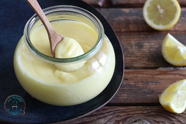 Crema de limón al microondas