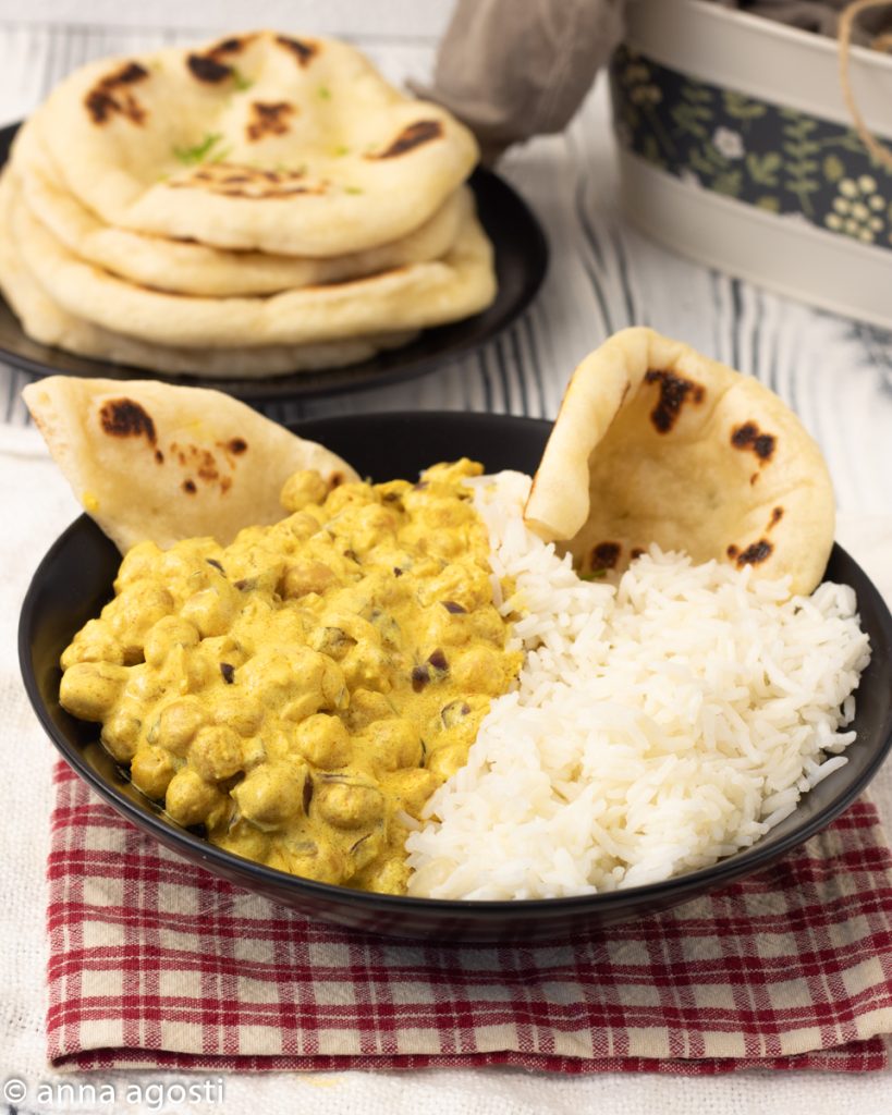 Curry de Garbanzos receta India