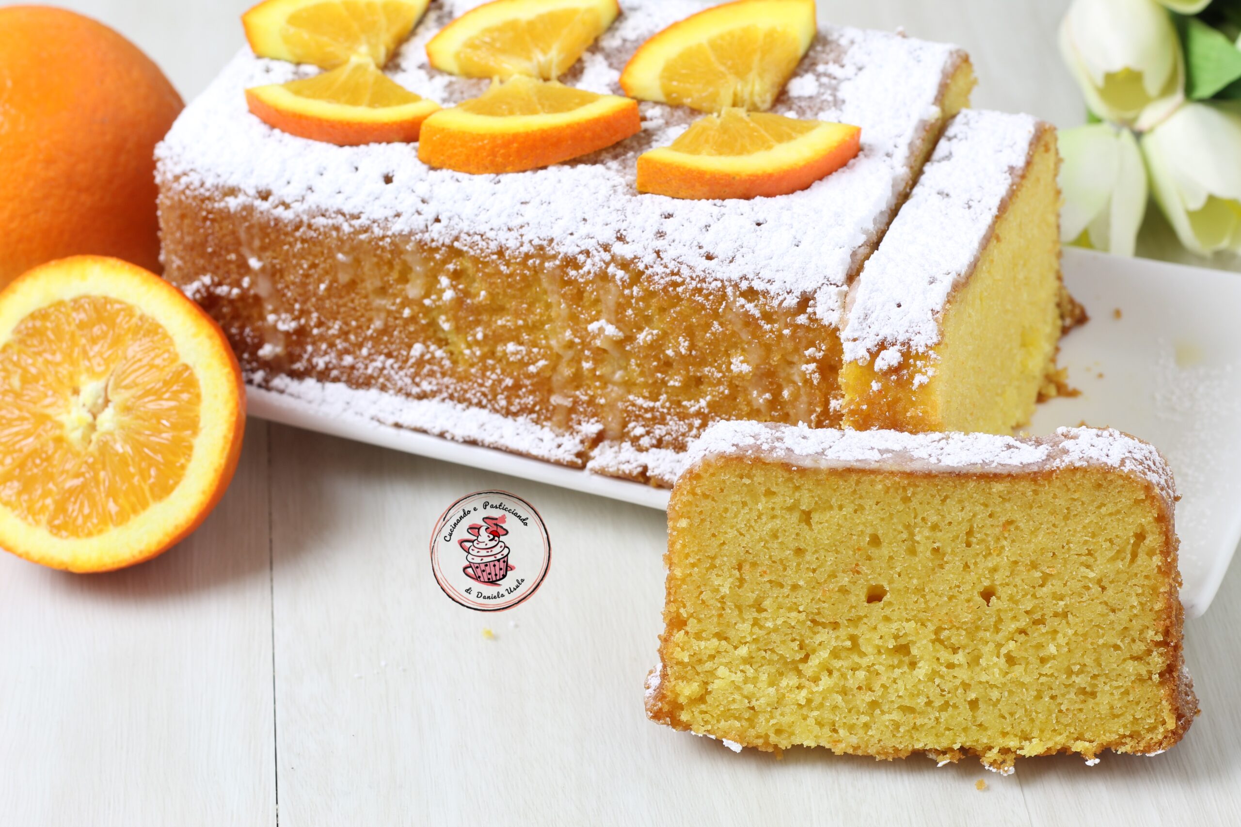 Plumcake esponjoso de naranja