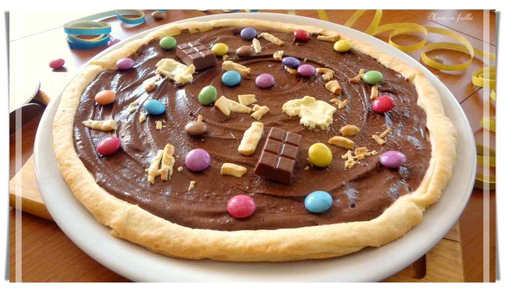 Tarta que se cree una pizza ... de Nutella