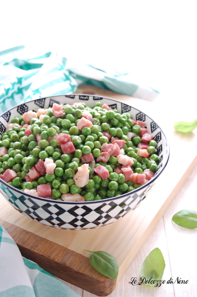 Guisantes y bacon