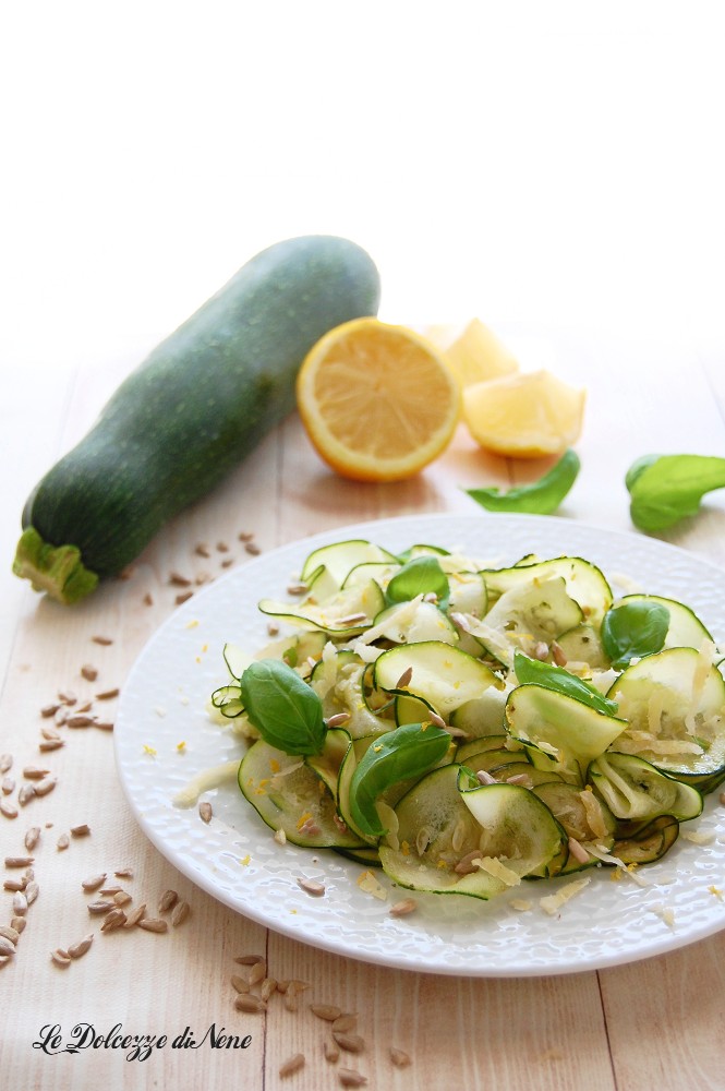 carpaccio de calabacín