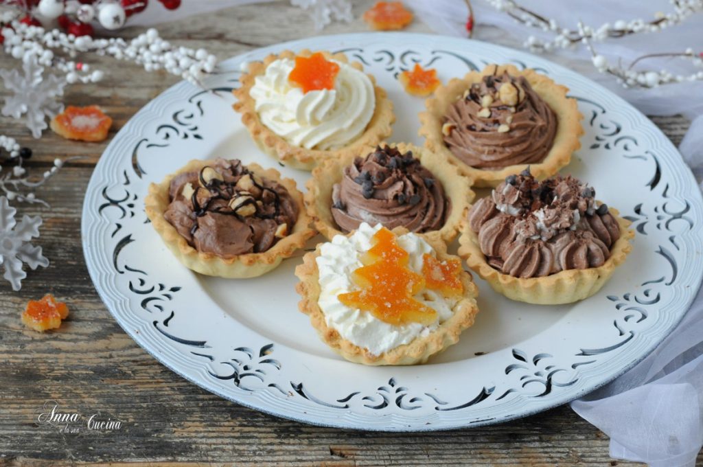 tartaletas con crema de mascarpone rápida