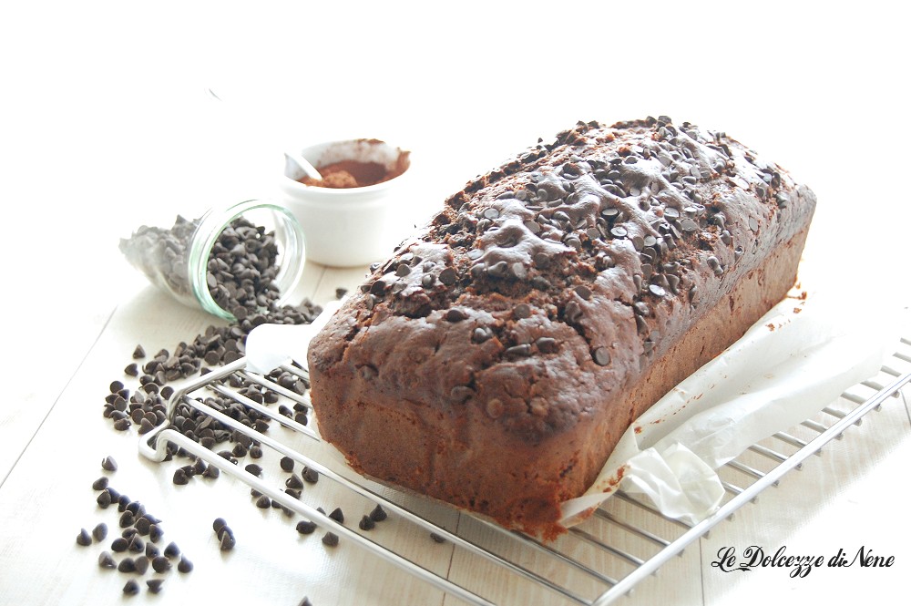 PLUMCAKE DE CACAO CON TROZOS DE CHOCOLATE