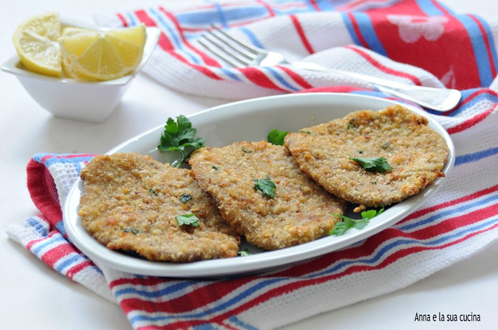 Chuletas al horno con empanado sabroso