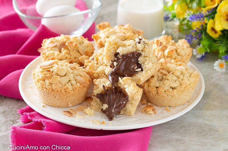 Sbriciolatinas con Nutella