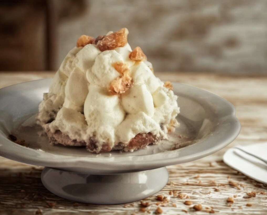 MONTE BIANCO CON CASTAÑAS Y MERENGUE