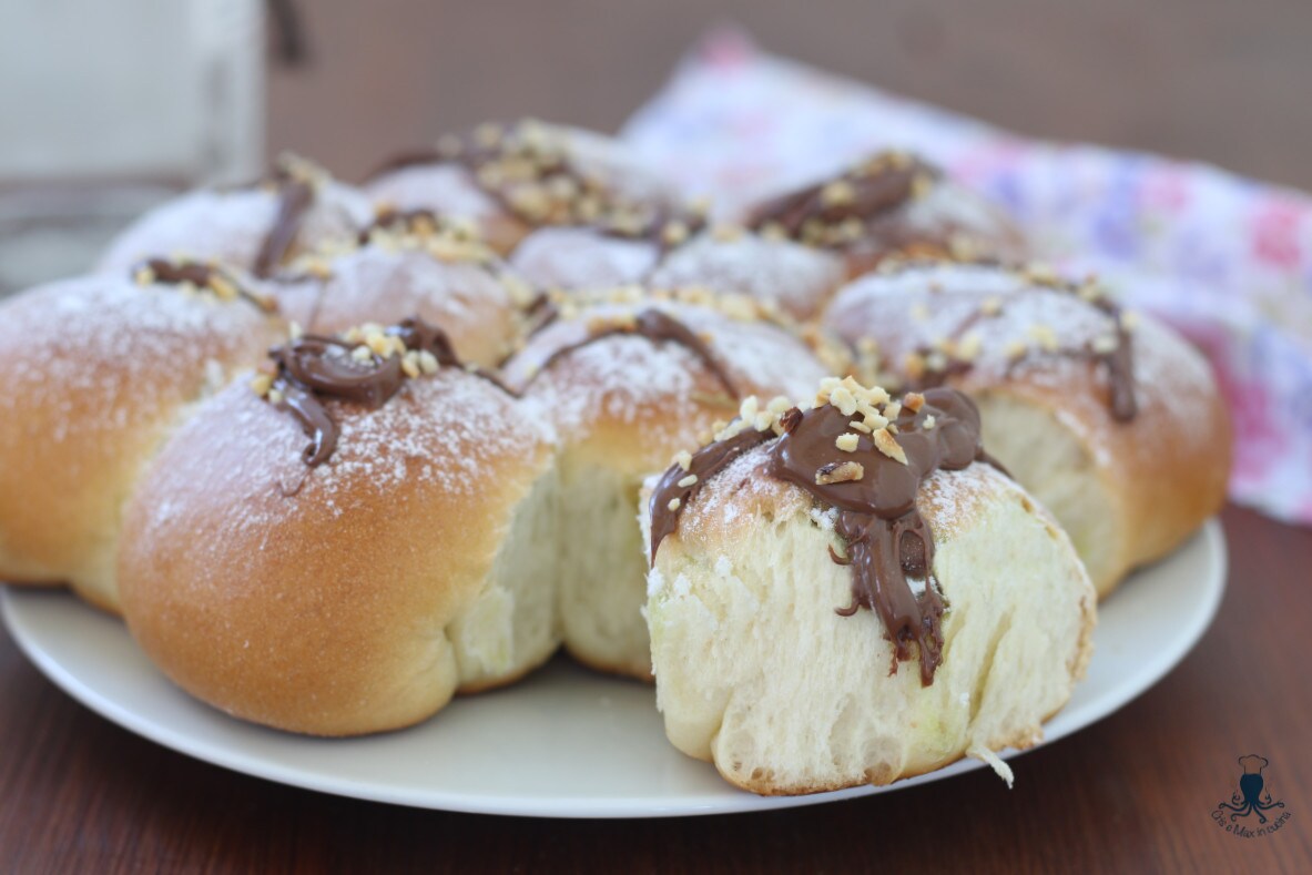 Dulce Danubio con nutella