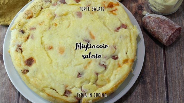 Migliaccio salado, receta típica de Campania