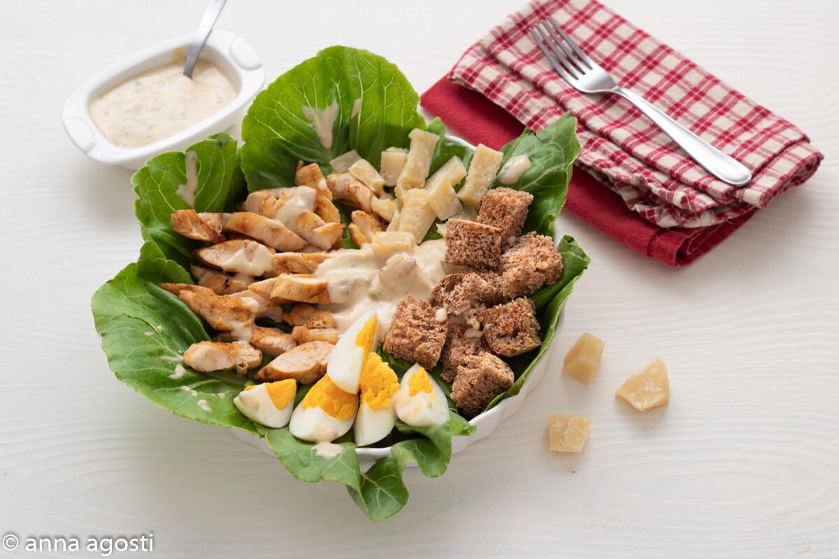 Ensalada César con Pollo receta original