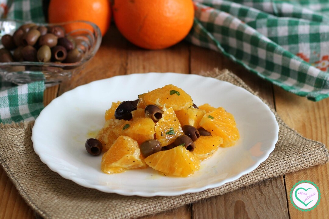 Ensalada de naranjas y aceitunas