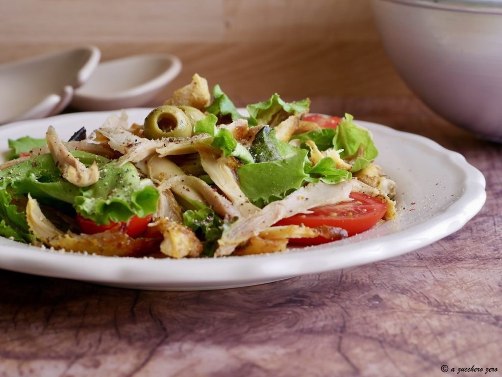 Ensalada de pollo deliciosa | receta de verano fría y ligera