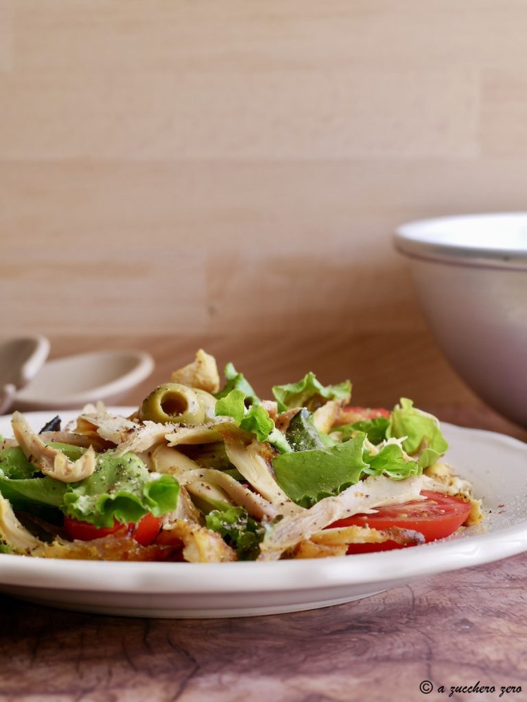 Ensalada de pollo deliciosa | receta de verano fría y ligera