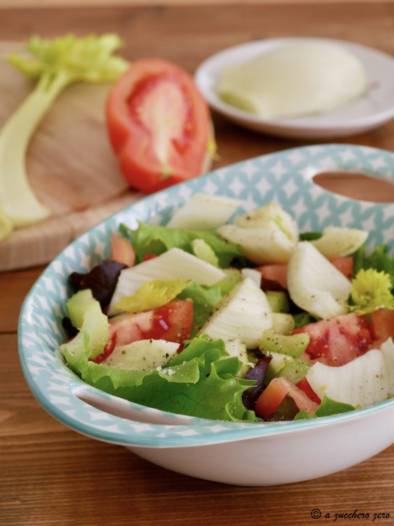 Ensalada mixta apetecible para todos los gustos