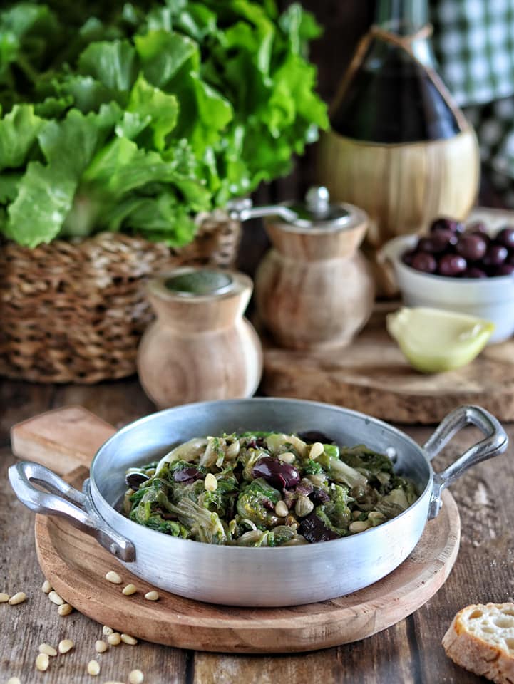 Escarolas a la sartén