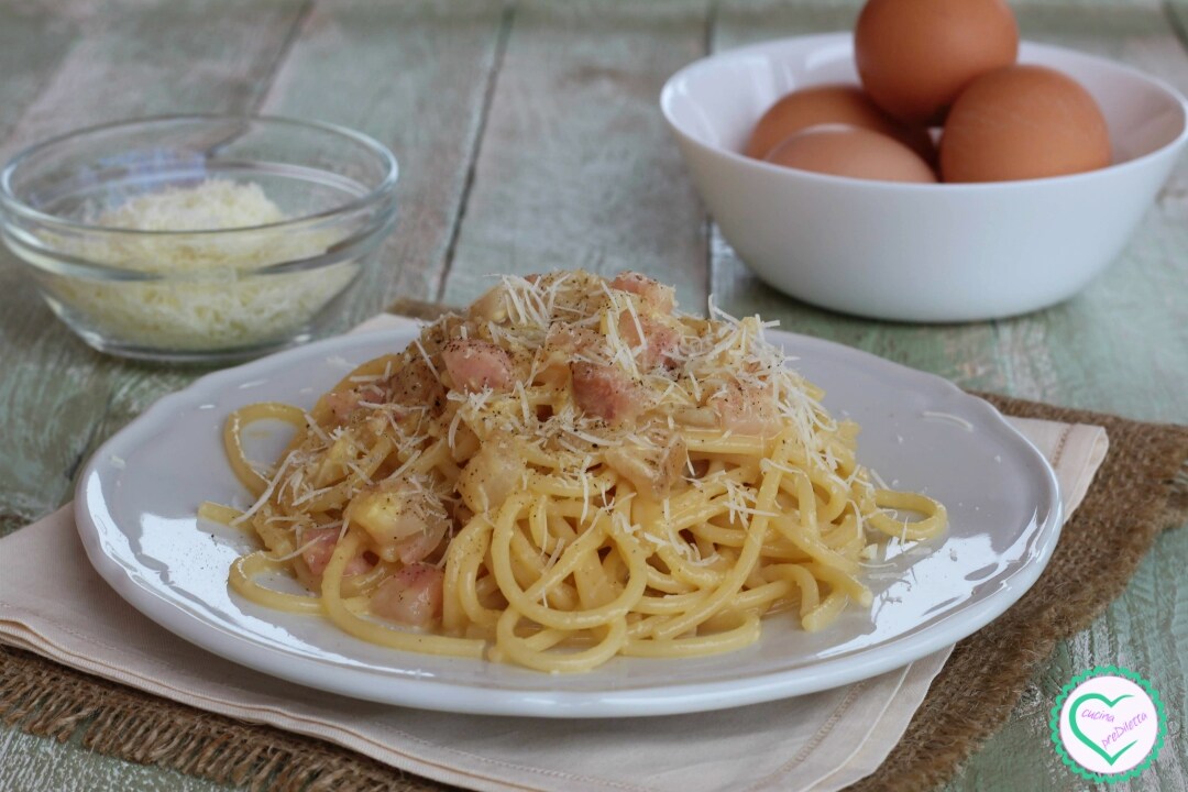 Espaguetis a la carbonara