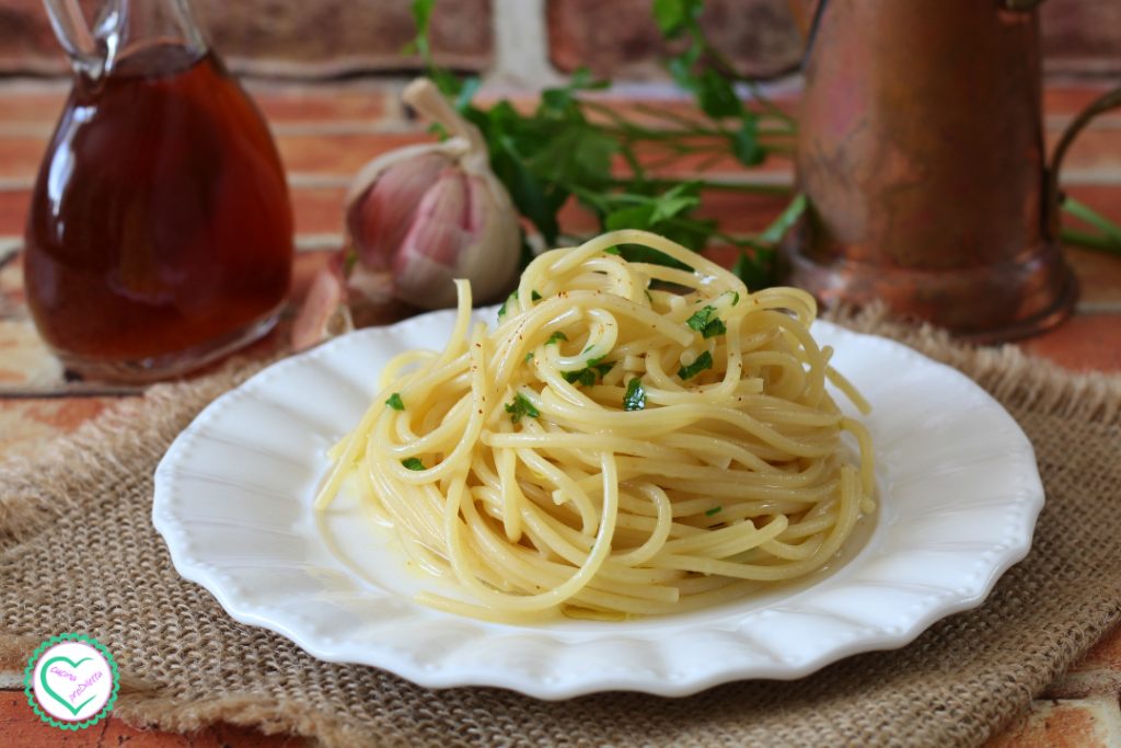 Espaguetis con colatura de anchoas