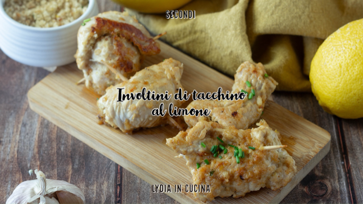 Rollitos de pavo al limón