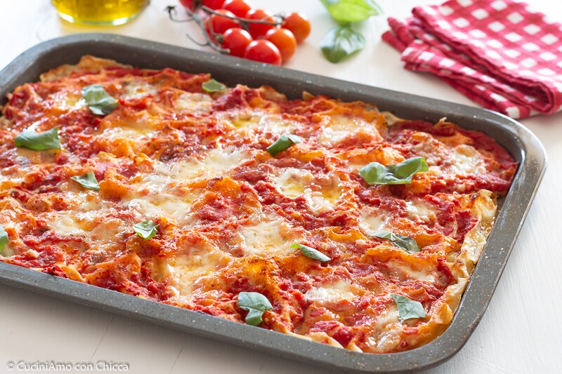 FALSA FOCACCIA A LA PIZZAIOLA