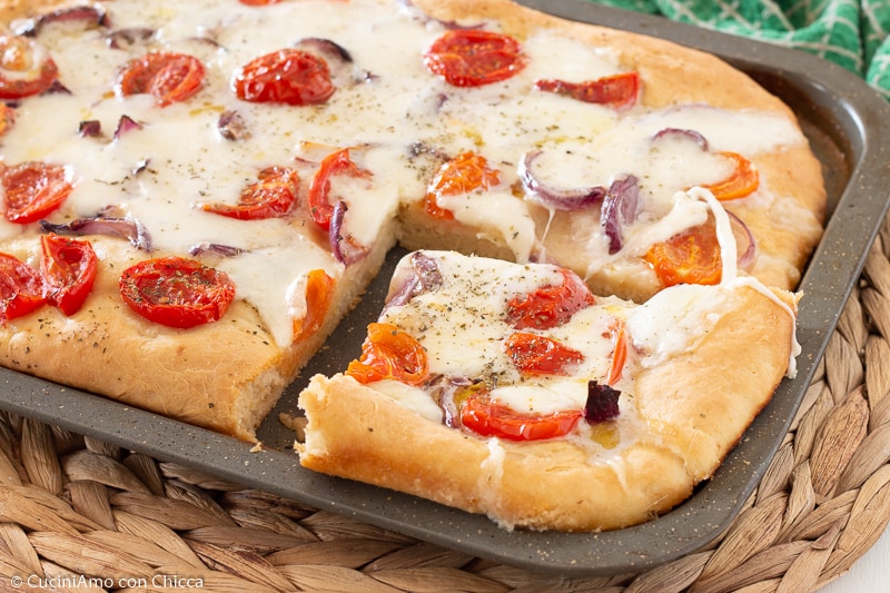 FOCACCIA RÁPIDA SIN LEVADURA