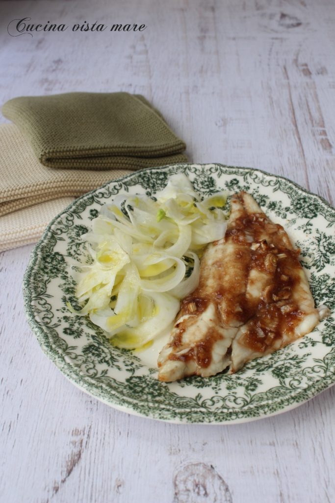 Filetes de dorada glaseados Cocina vista mar