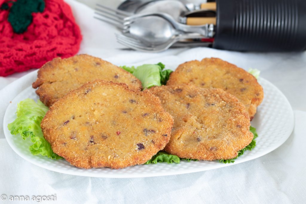 Filetes de garbanzos y cebollas