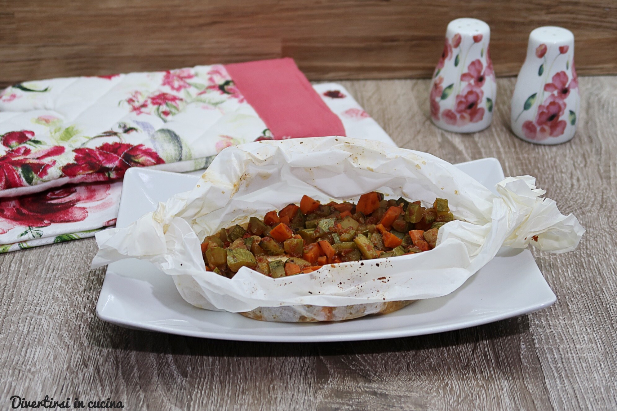 Filetes de merluza congelados al papillote