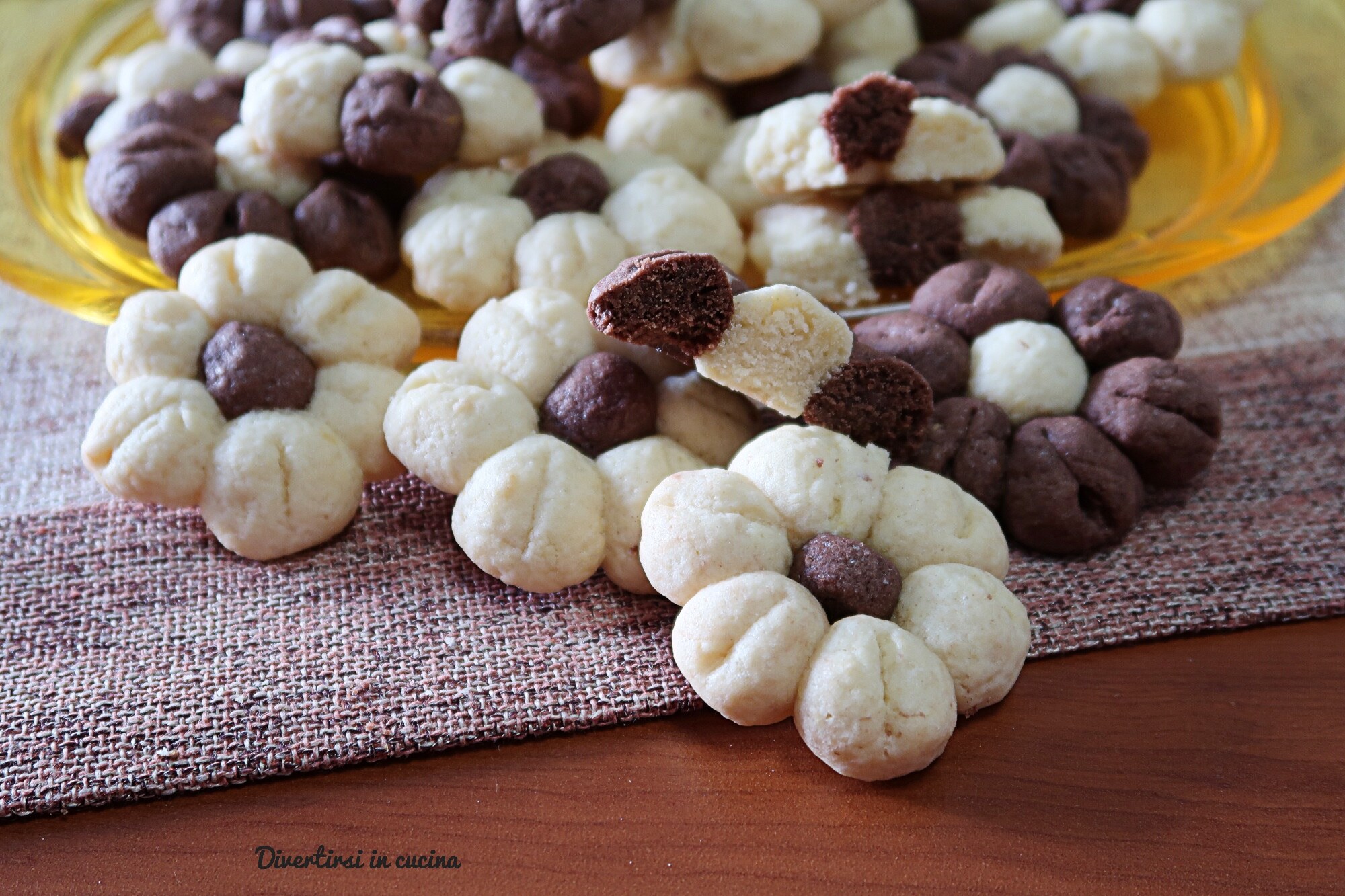 Flores de masa quebrada