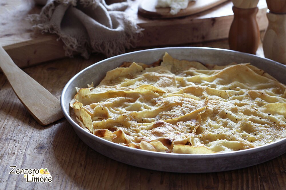 Focaccia carasau con queso