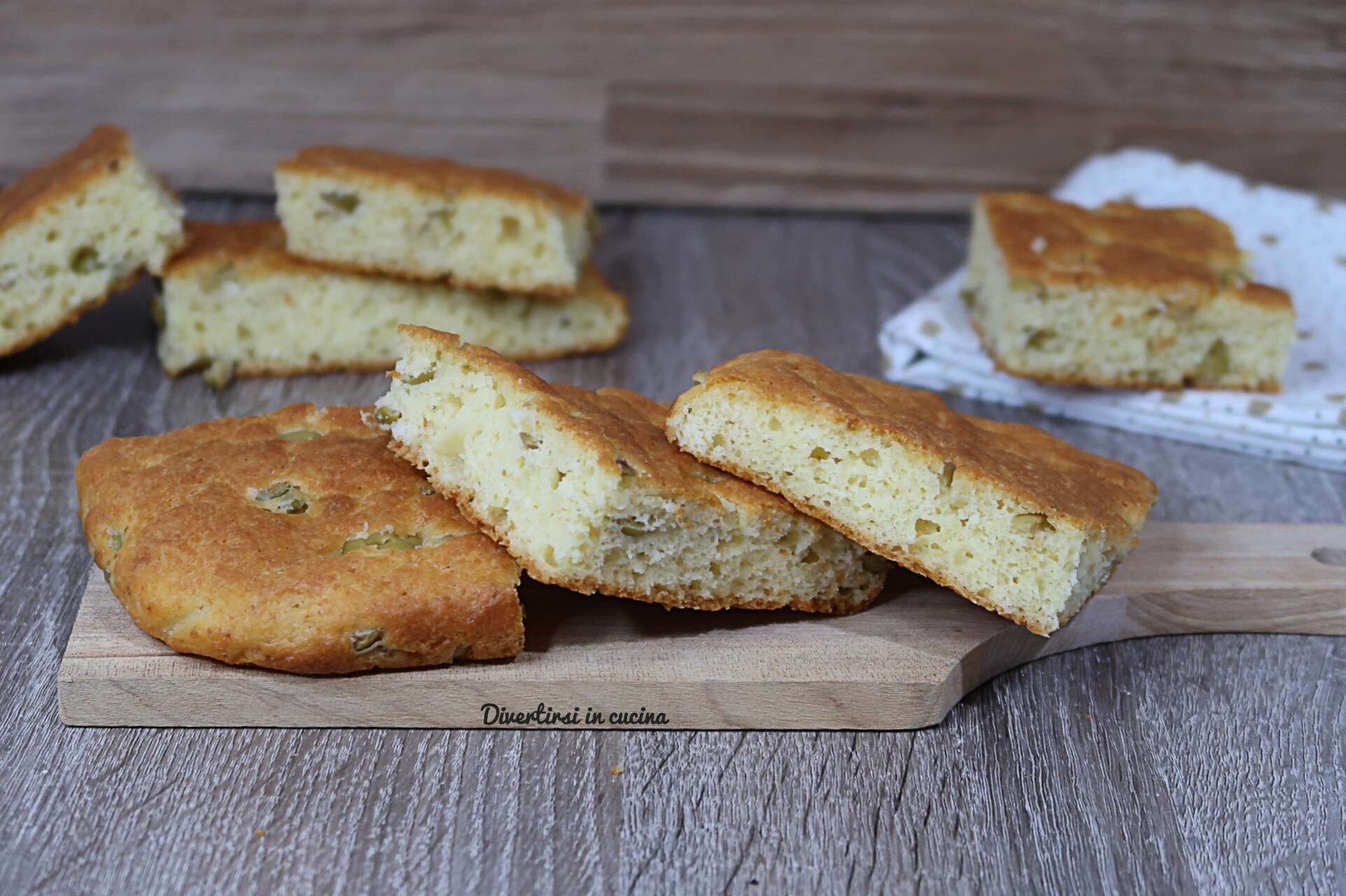 Focaccia de queso con yogur