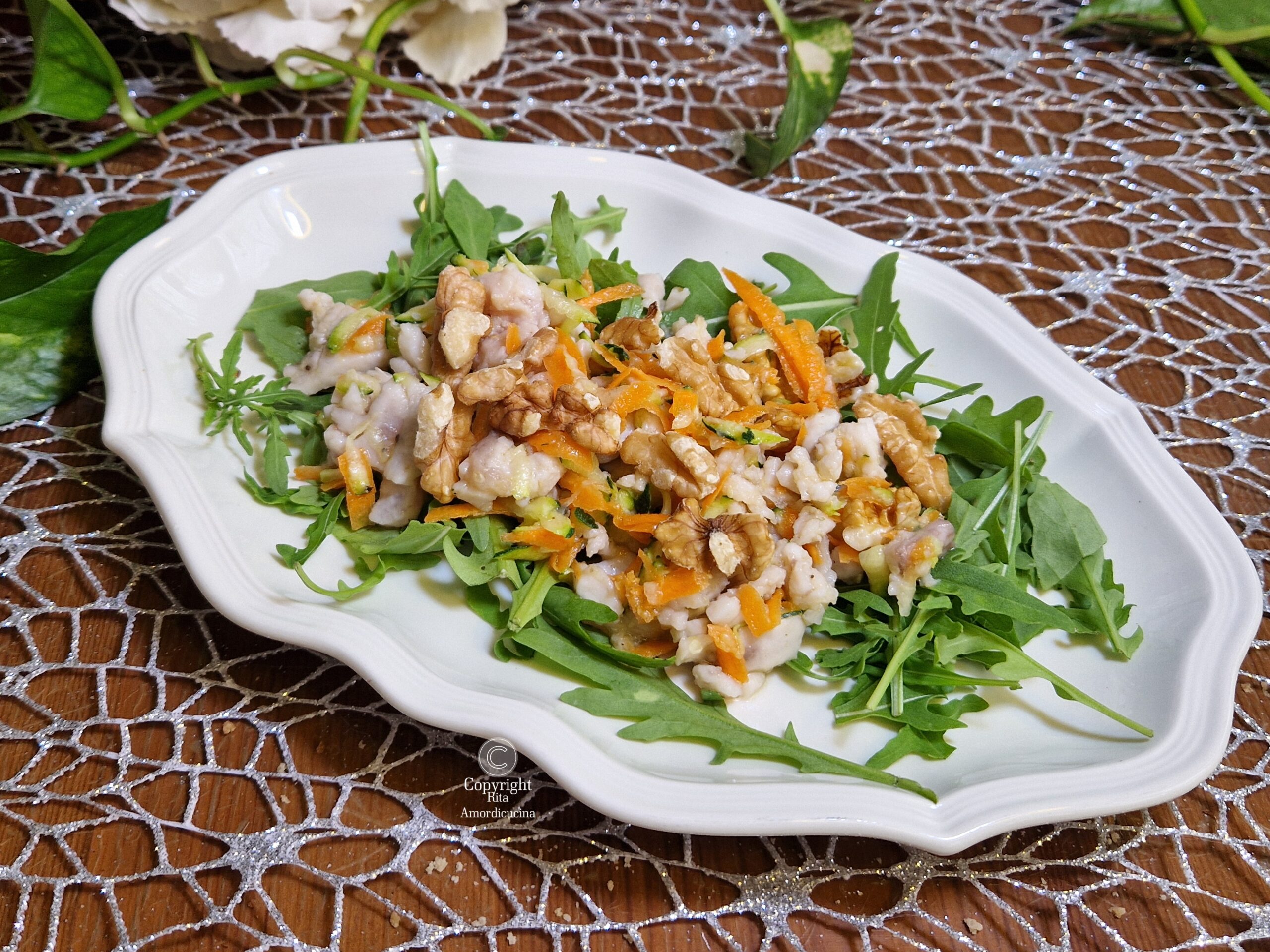 Ensaladita de pez espada y verduras