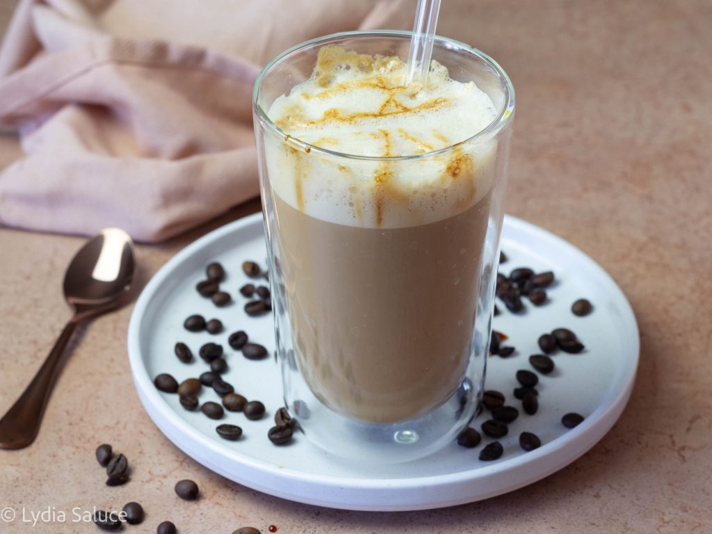 Frappuccino al caramelo sin lactosa