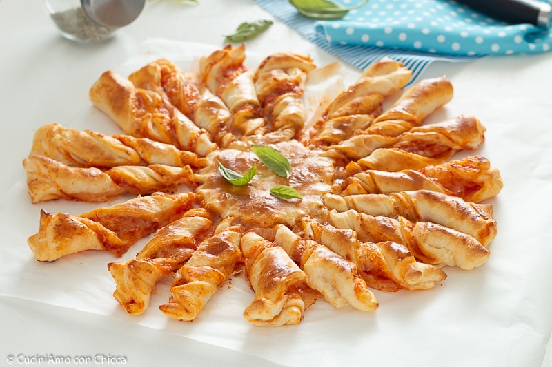 GIRASOL HOJALDRADO sabor pizza