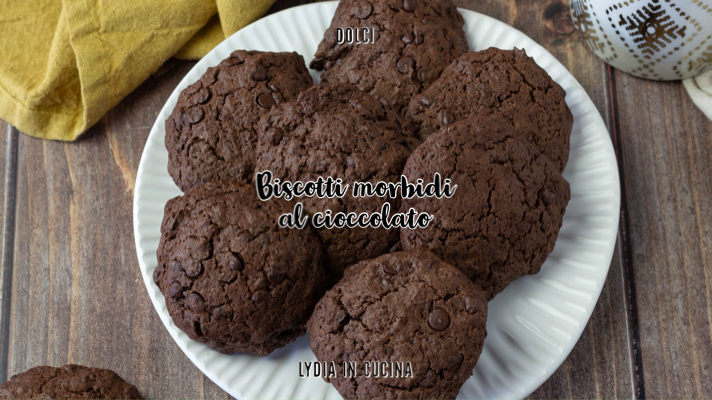 Galletas blandas de chocolate